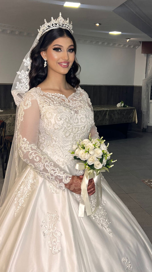 AMIRAS VESTIDO ARAB COUPLE NOVIA ALTA COSTURA